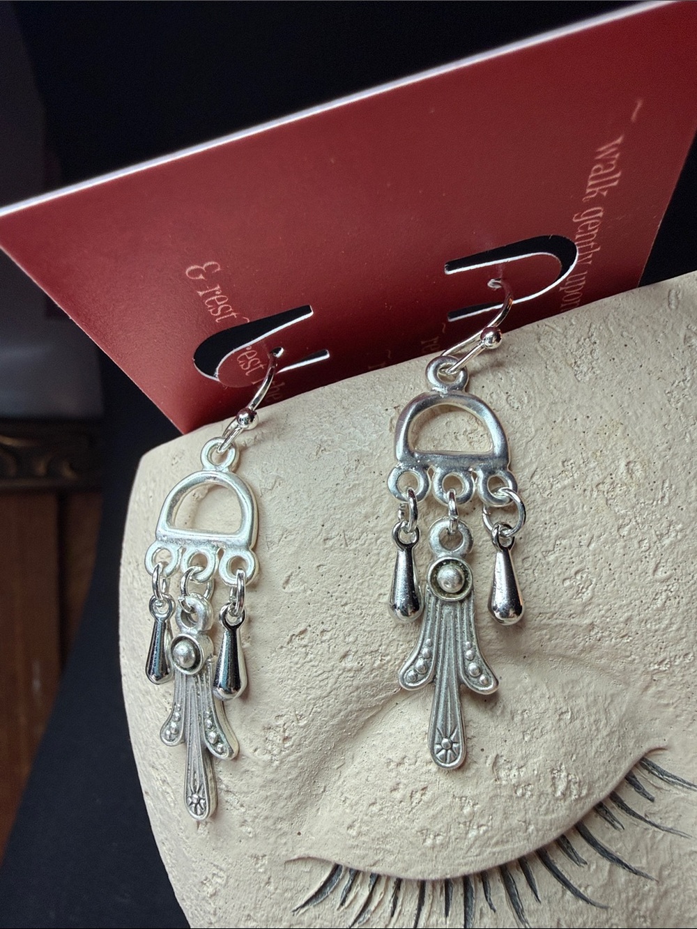 Silver Dangle Chandelier Earrings - Women Jewelry